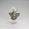 silver and crystal roses