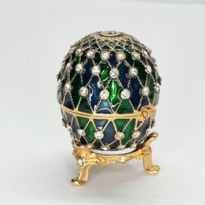 replica faberge egg trinket