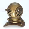 vintage mini brass copper deep sea helmet