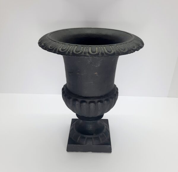 vintage cast iron urn