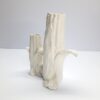 faux bois chinoiserie specimen corn bud vase