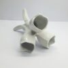 vintage porcelain tulip bud vase