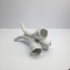 vintage porcelain tulip bud vase