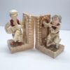 vintage porcelain musician bookends