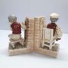 vintage porcelain musician bookends