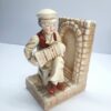 vintage porcelain musician bookends