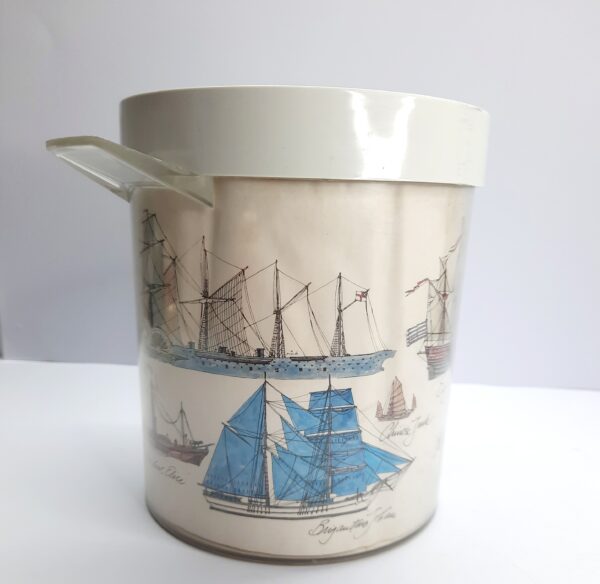 sailing ship retro ice bucket