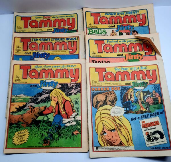 tammy and jinty comic books