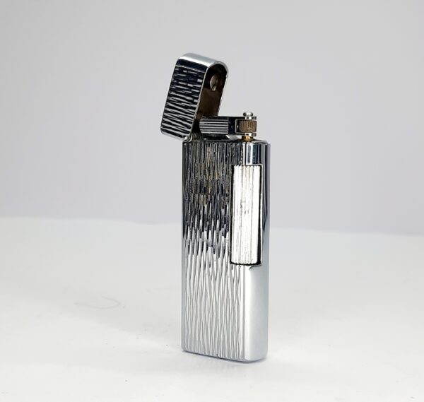 vintage 1970 hadson silver gas lighter