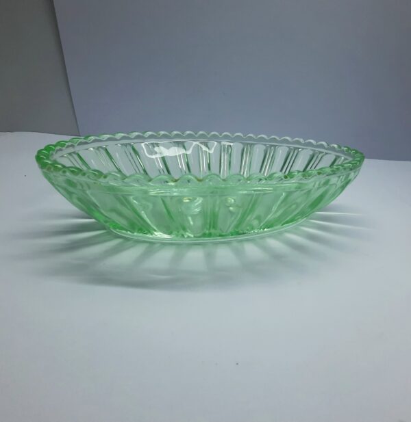 australian crown crystal glass co uranium relish dish