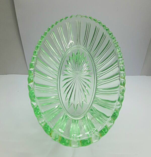 australian crown crystal glass co uranium relish dish