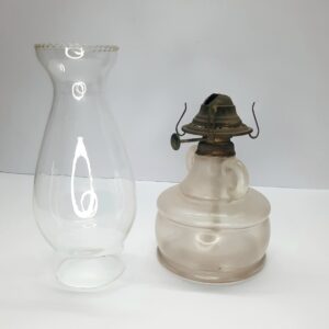 australian crown crystal kerosene lamp