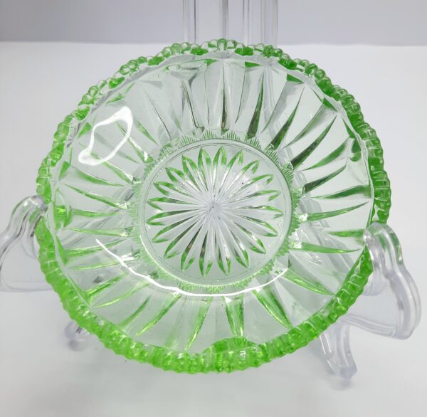 australian crown crystal glass co butter dish