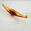 modern art glass venetian gondola dish