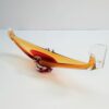 modern art glass venetian gondola dish