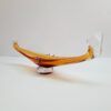 modern art glass venetian gondola dish