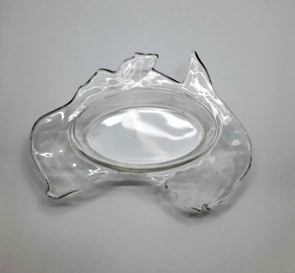 depression glass australia shaped dish