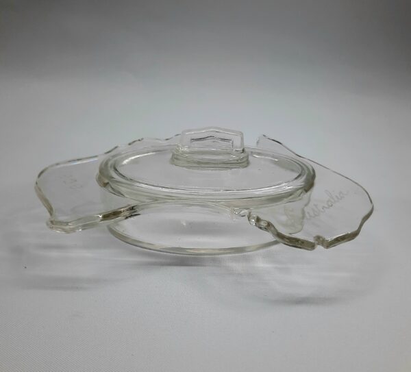 depression glass australia shaped dish