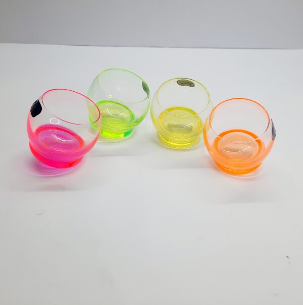 neon crazy bohemia shot glasses