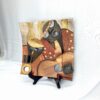 quirky musicians decorative display plate