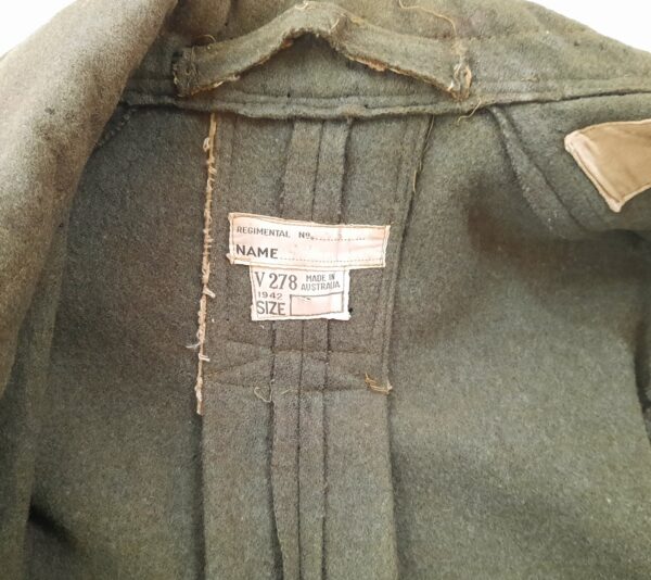 australian 1942 woollen military army trench coat
