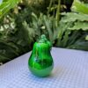 murano style art glass yellow pear