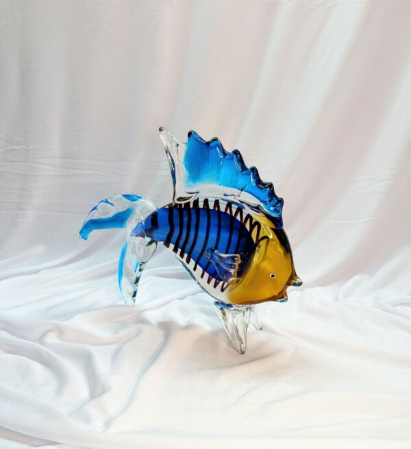 large murano art glass fish sculpture