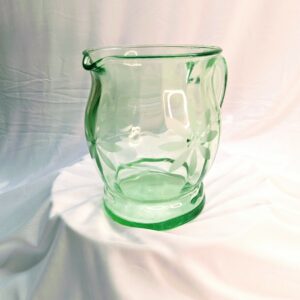edwardian uranium glass lemonade jug