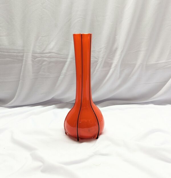 bohemian czech tango art glass vase