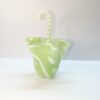 unique pink and white candy cane handle umbrella vase