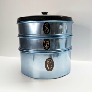 jason anodized 3 tier kitchen canisters