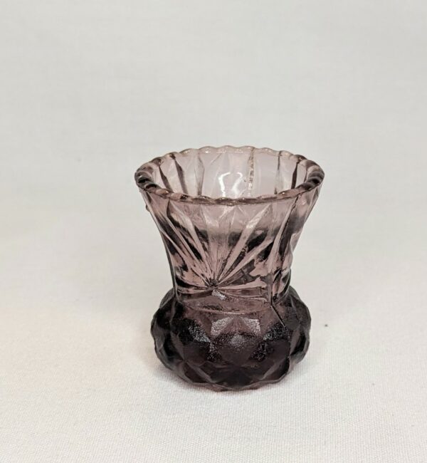 amethyst small thistle bud vase