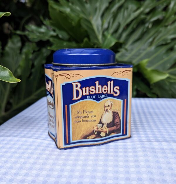 vintage style bushells tea canister