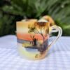 noritake "windmill" 2 piece tea set
