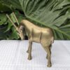 vintage brass antelope sculpture