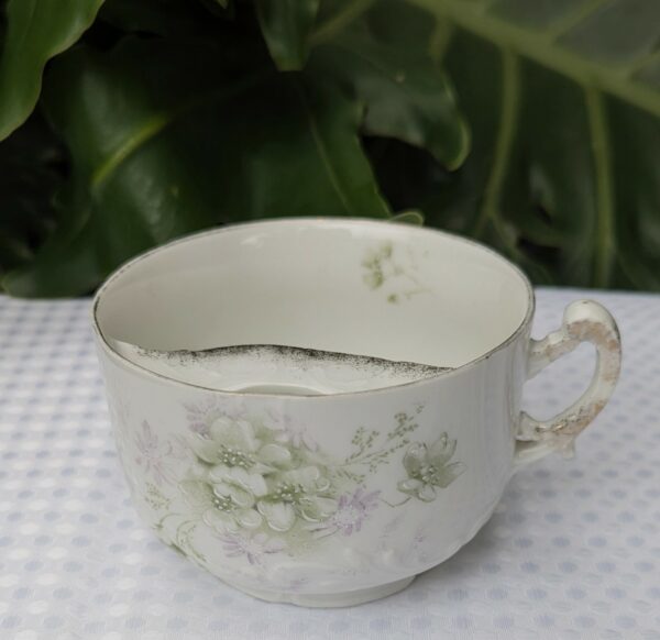 antique mustache cup