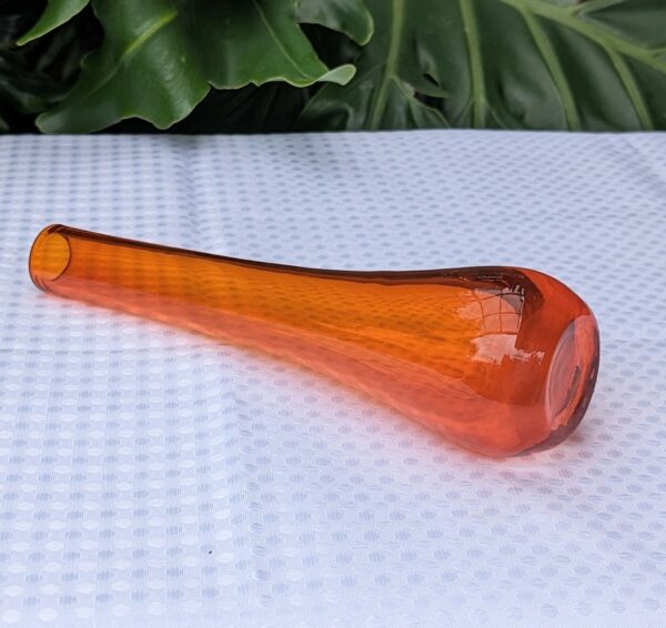 sommerso tear drop orange vase