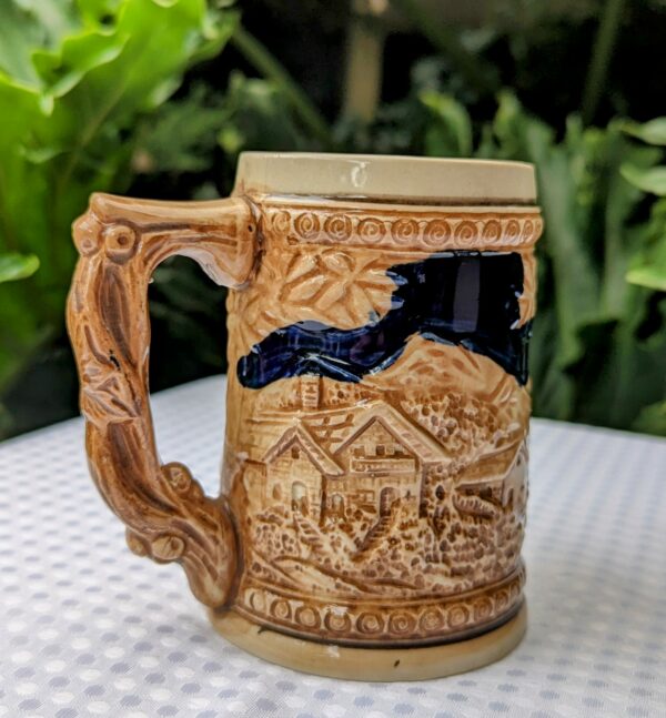 vintage lady beer stein