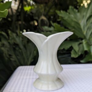 australian diana pottery white vase