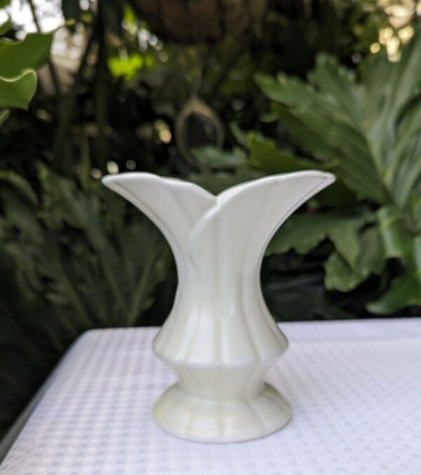 australian diana pottery white vase