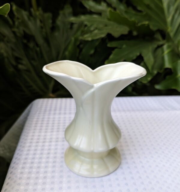 australian diana pottery white vase