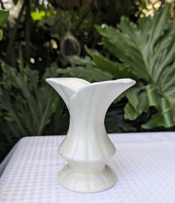 australian diana pottery white vase