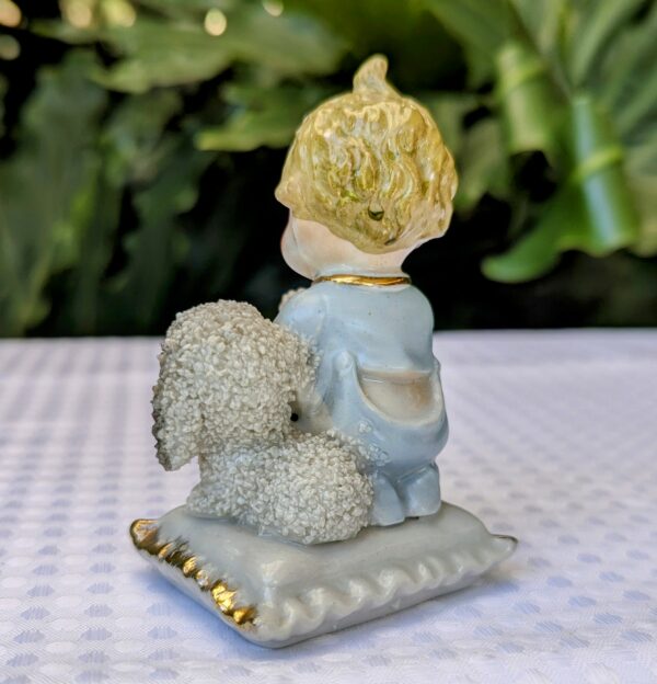 vintage praying children figurine