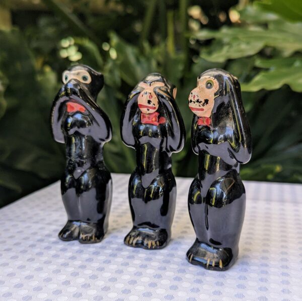 see no evil, hear no evil, speak no evil figurines