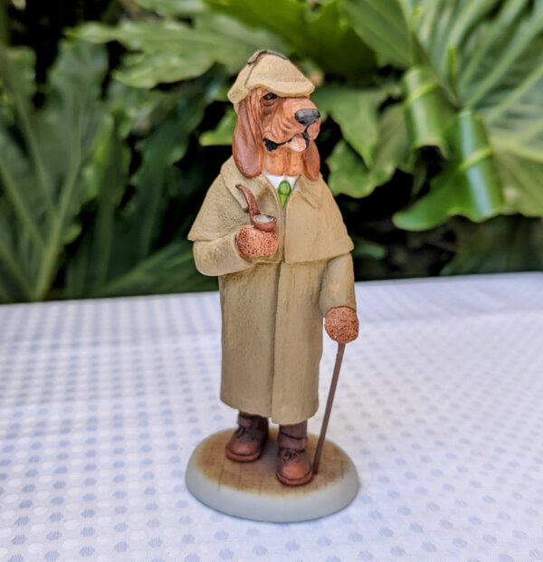 country companion bloodhound figurine