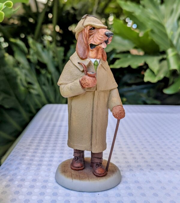 country companion bloodhound figurine