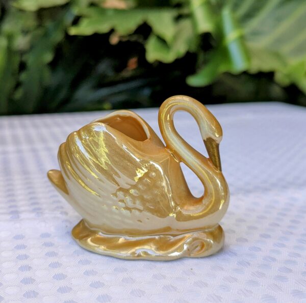 wembley ware swan toothpick holder