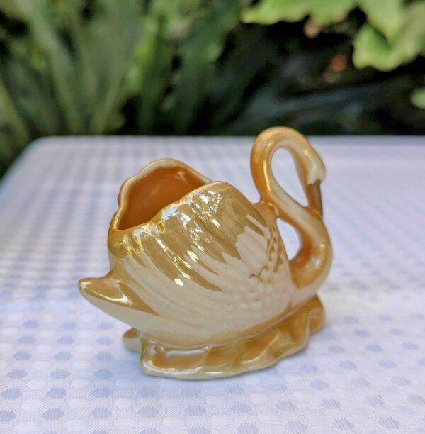 wembley ware swan toothpick holder