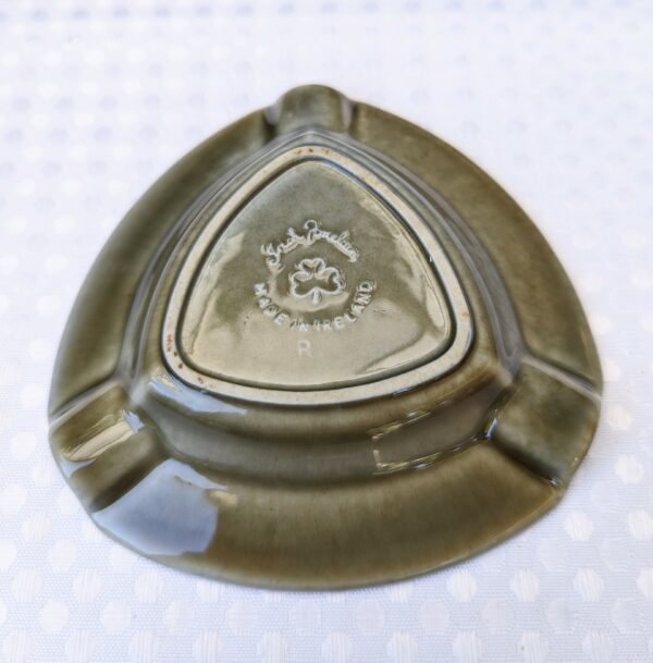 vintage galleon triangle ashtray